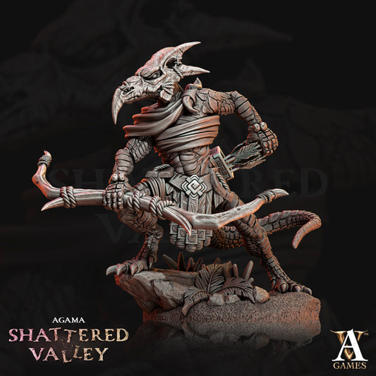 3D Printed Archvillain Games Agama Shattered Valley - Agama Jungle Scouts 28mm 32mm D&D - 3D Printing Boss