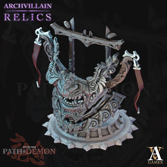 3D Printed Archvillain Games Archvillain Relics - Oni no Mao - 3D Printing Boss
