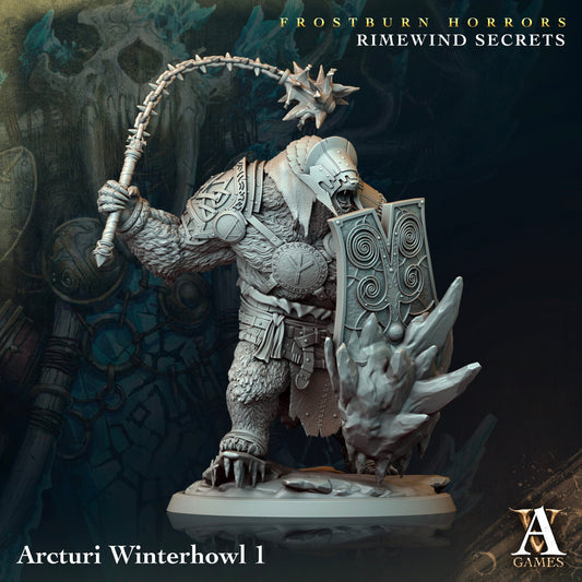 3D Printed Archvillain Games Arcturi Winterhowl Frostburn Horrors Rimewind Secrets 28 32mm D&D - 3D Printing Boss