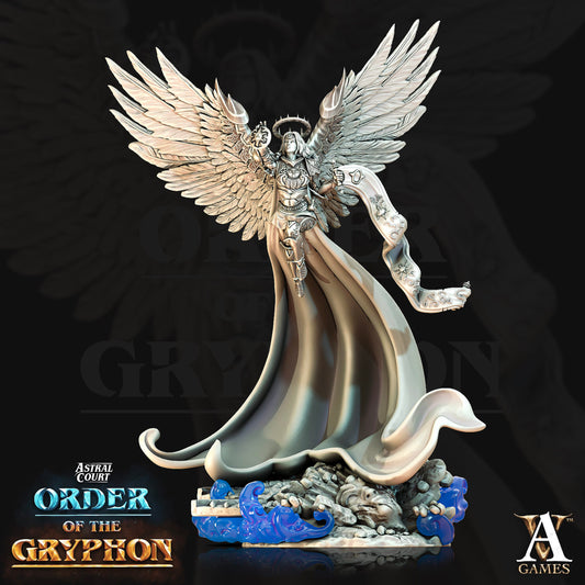 3D Printed Archvillain Games Astral Court Order of the Gryphon - Judgement Devas 28mm 32mm D&D - 3D Printing Boss