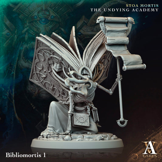 3D Printed Archvillain Games Bibliomortis Stoa Mortis The Undying Academy 28 32mm D&D - 3D Printing Boss