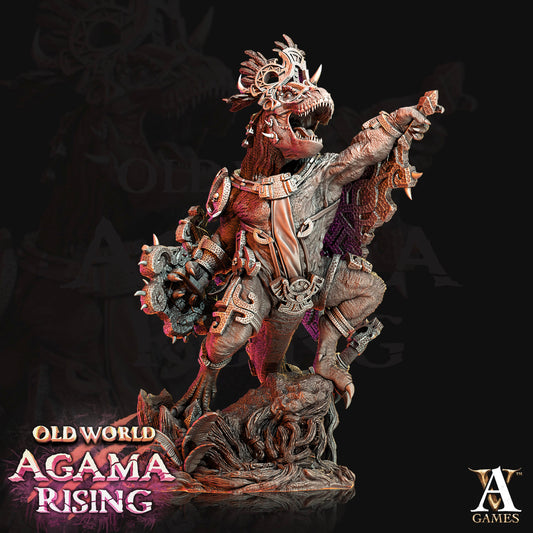 3D Printed Archvillain Games Blessed Claws of Ziskal Old World Agama Rising 28 32mm D&D - 3D Printing Boss