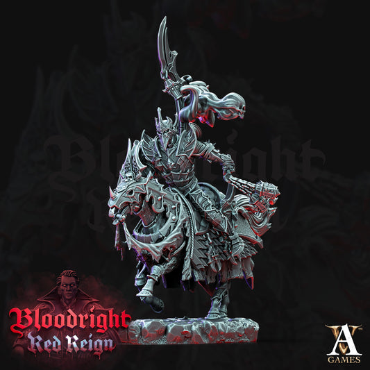 3D Printed Archvillain Games Bloodright Red Reign - Dread Hussars 28mm 32mm D&D - 3D Printing Boss