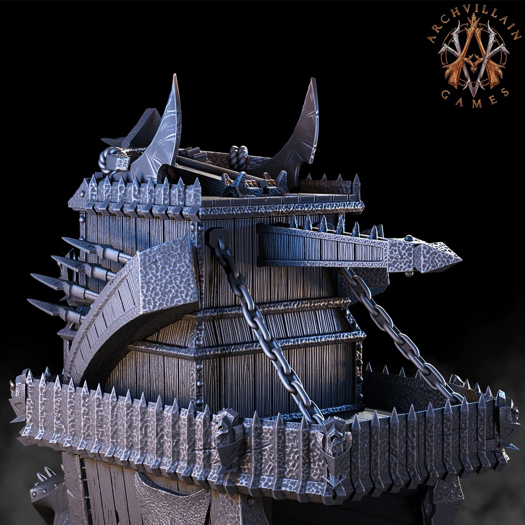 3D Printed Archvillain Games - Charon's Tower of Death 28mm 32mm D&D - 3D Printing Boss