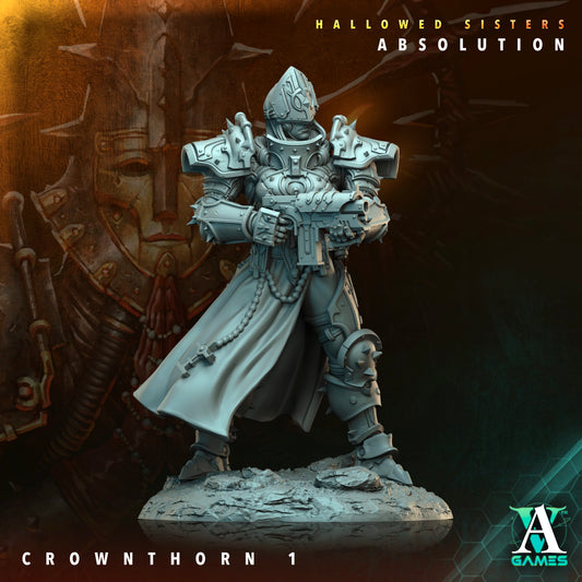 3D Printed Archvillain Games Crownthorn Hallowed Sisters Absolution 28 32mm D&D - 3D Printing Boss