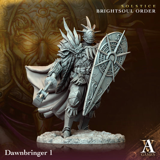 3D Printed Archvillain Games Dawnbringer Solstice Ray of Sol Myr - 3D Printing Boss