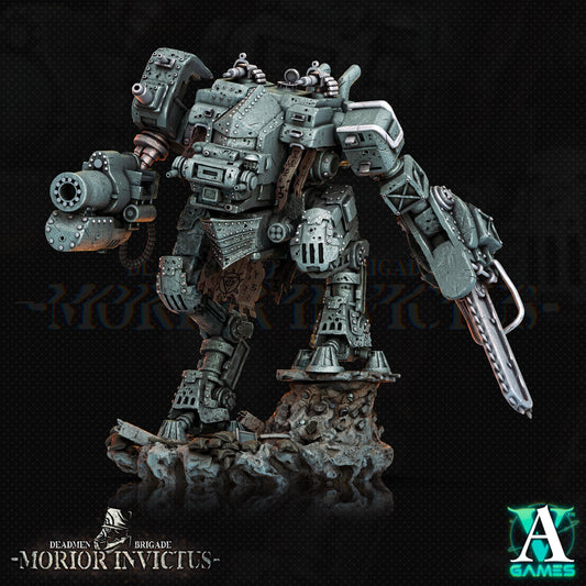 3D Printed Archvillain Games Deadmen Brigade - Morior Invictus Morior MK-18 Paladin 28 32mm D&D - 3D Printing Boss