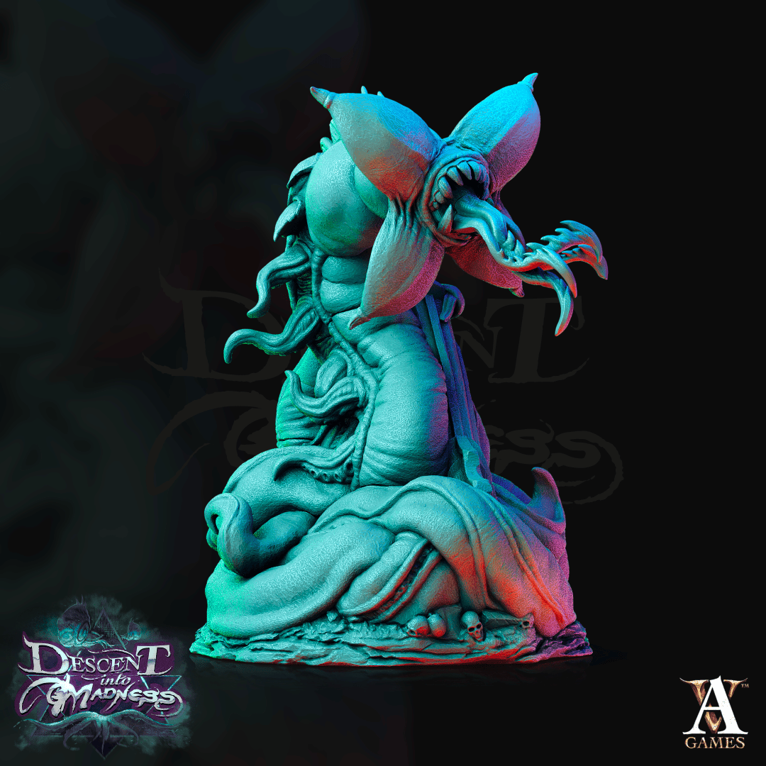 3D Printed Archvillain Games Descent into Madness - Slithering Devourer 28mm 32mm D&D - 3D Printing Boss