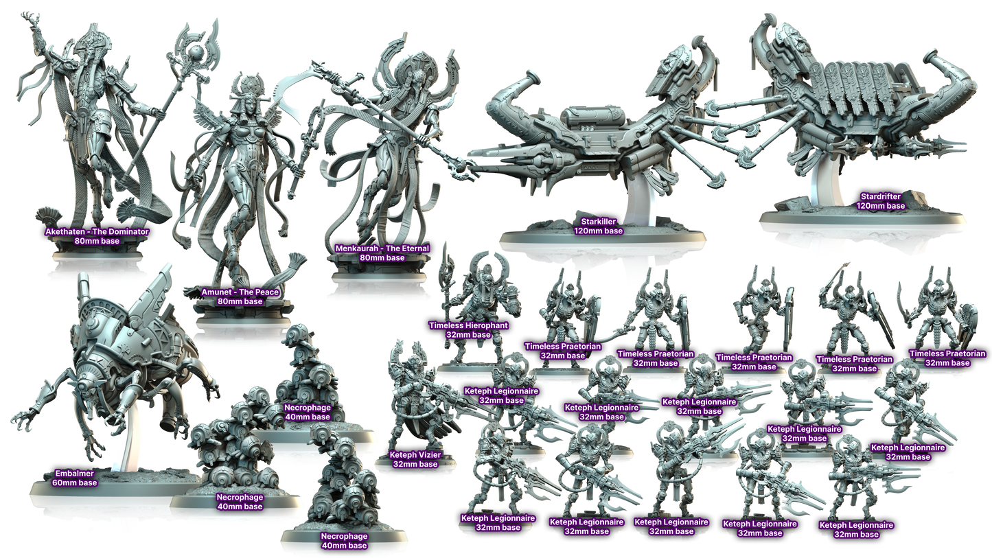 3D Printed Archvillain Games Embalmer Empire of Stars Timeless Trinity 28 32mm D&D - 3D Printing Boss