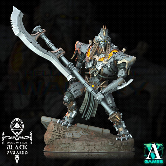 3D Printed Archvillain Games Empire of Stars - Black Pyramid Keteph Atekhramun 28 32mm D&D - 3D Printing Boss