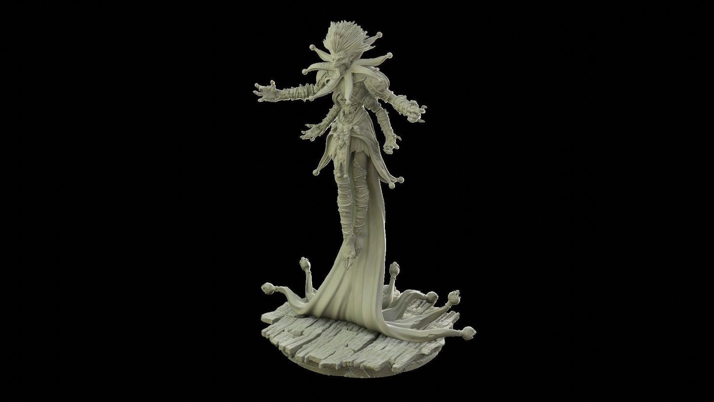 3D Printed Archvillain Games Grinning God 28 32mm D&D - 3D Printing Boss