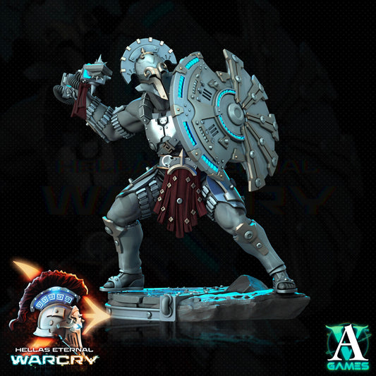 3D Printed Archvillain Games Hellas Eternal - Warcry Oplites 28 32mm D&D - 3D Printing Boss