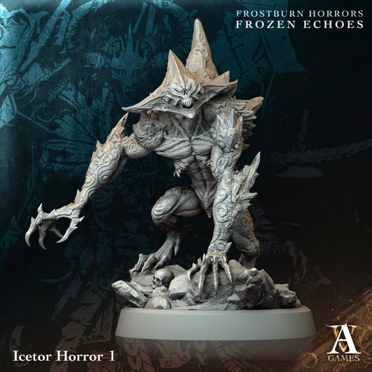 3D Printed Archvillain Games Icetor Horror Frostburn Horrors Frozen Echoes 28 32mm D&D - 3D Printing Boss