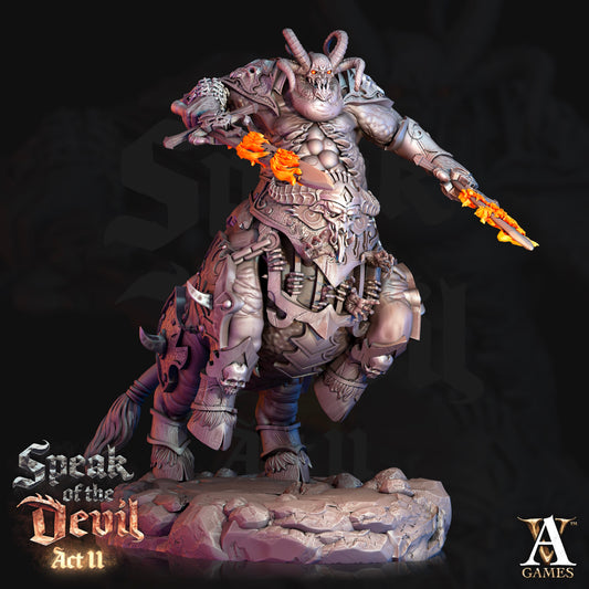 3D Printed Archvillain Games Maltrixian Devil Speak of the Devil Act II 28 32mm D&D - 3D Printing Boss