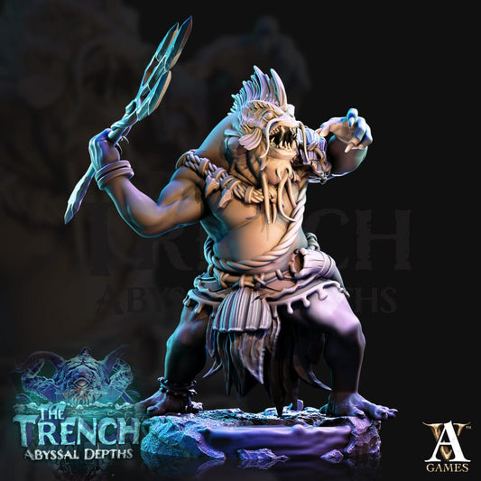 3D Printed Archvillain Games Morloks The Trench Abyssal Depths 28 32mm D&D - 3D Printing Boss