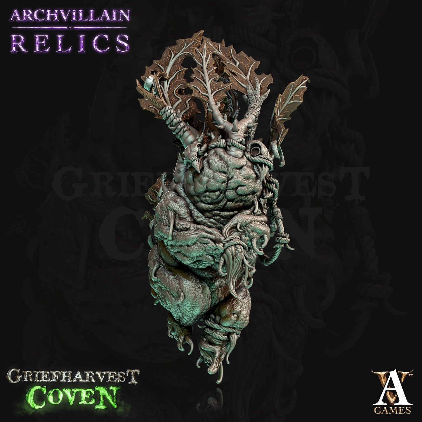 3D Printed Archvillain Games Relics - Bog Mandragora 28mm 32mm D&D - 3D Printing Boss