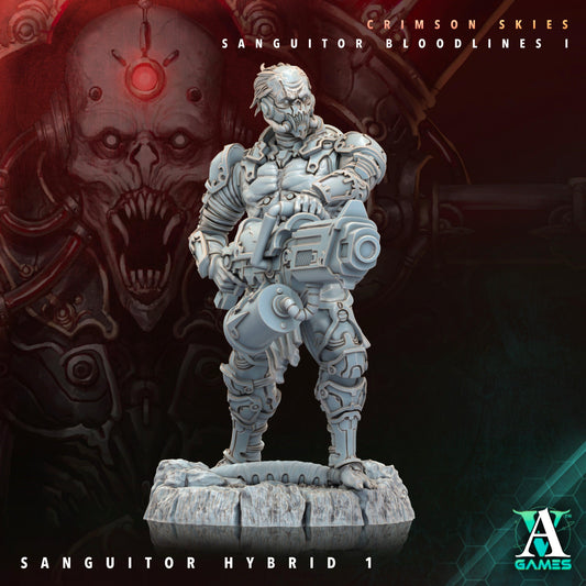 3D Printed Archvillain Games Sanguitor Hybrids Crimson Skies - Sanguitor Bloodlines Bloodright - Anathema 28 32mm D&D - 3D Printing Boss