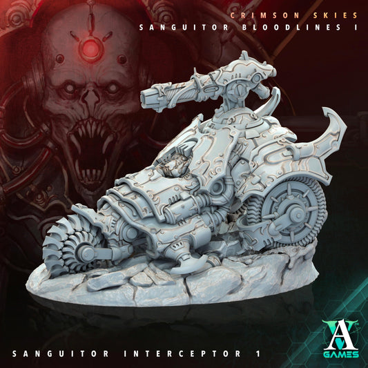 3D Printed Archvillain Games Sanguitor Interceptors Crimson Skies - Sanguitor Bloodlines Bloodright - Anathema 28 32mm D&D - 3D Printing Boss