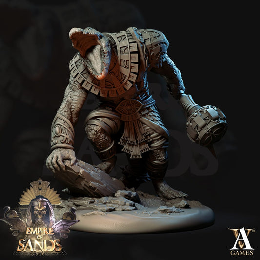 3D Printed Archvillain Games Sobesksen The Empire of Sands 28 32mm D&D - 3D Printing Boss