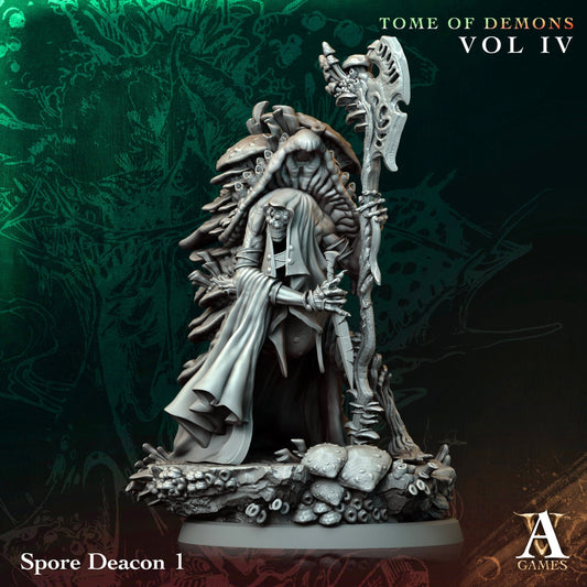 3D Printed Archvillain Games Spore Deacon Tome of Demons Vol IV 28 32mm D&D - 3D Printing Boss