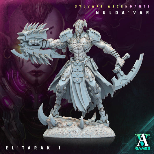 3D Printed Archvillain Games Sylvari Ascendants - Nulda Var El Tarak 28 32mm D&D - 3D Printing Boss