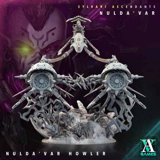 3D Printed Archvillain Games Sylvari Ascendants - Nulda Var Nulda Var Howler 28 32mm D&D - 3D Printing Boss