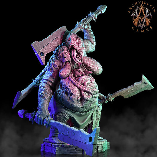 3D Printed Archvillain Games The Deathknight Order Stitched Abominations 28 32mm D&D - 3D Printing Boss