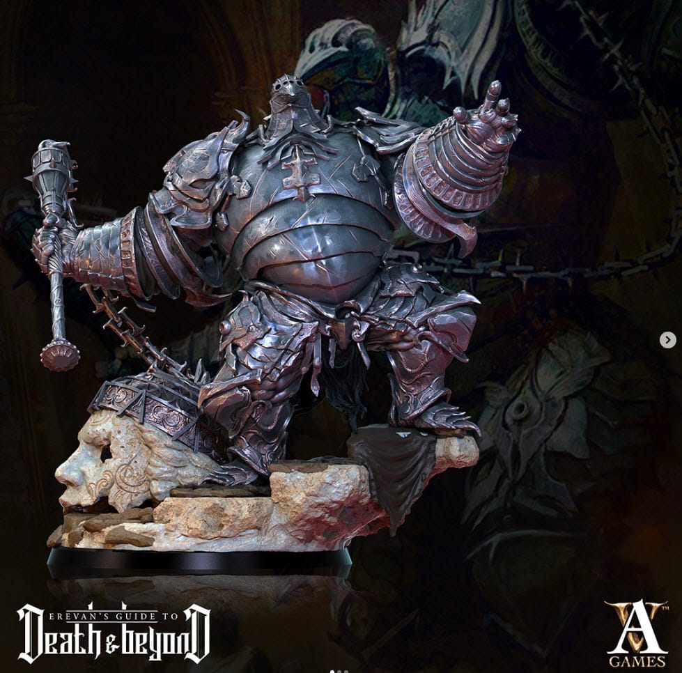 3D Printed Archvillain Games Umbrall Juggernaut Death and Beyond 28 32mm D&D - 3D Printing Boss