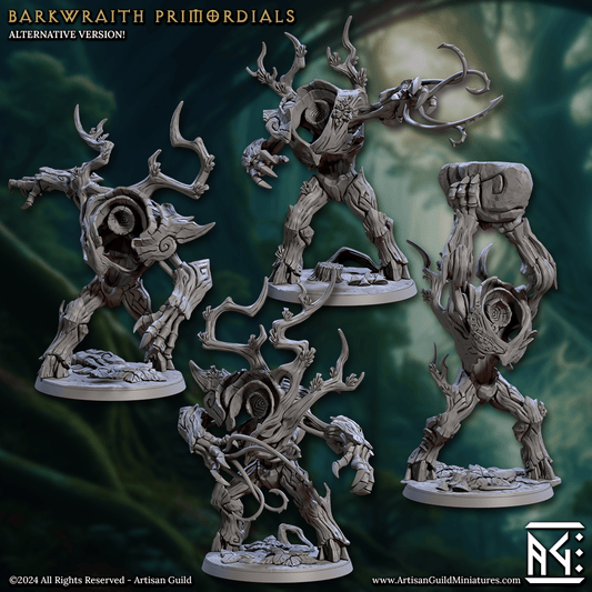 3D Printed Artisan Guild Barkwraith Primordials Barkwraith Spriggans Set 28mm 32mm - 3D Printing Boss