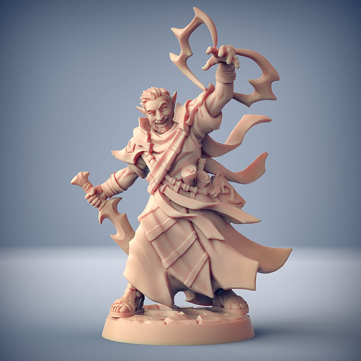 3D Printed Artisan Guild Danny Folly the Guide The Eye of Tialevor Heroes Set Welcome Box 28mm 32mm - 3D Printing Boss