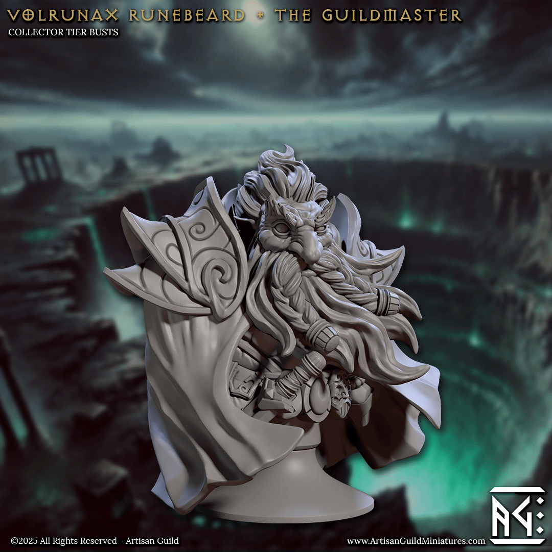 3D Printed Artisan Guild Descent into the Hive of the All Seeing Busts 28mm 32mm - 3D Printing Boss