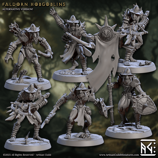 3D Printed Artisan Guild Faldorn Hobgoblins Set Faldorn Hobgoblin Set 28mm 32mm - 3D Printing Boss