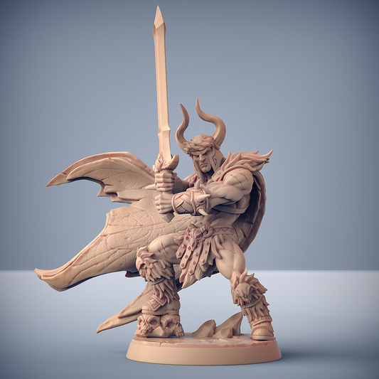 3D Printed Artisan Guild Krommir Stronghammer Dragonpeak Barbarians 28mm 32mm - 3D Printing Boss