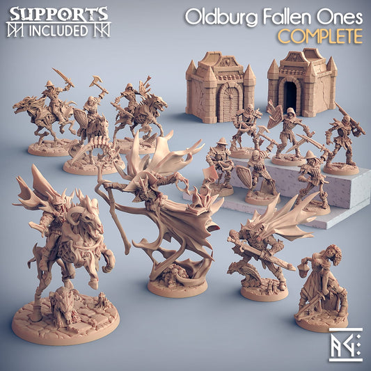 3D Printed Artisan Guild Mausoleum Terrain Oldburg Fallen Ones 28mm 32mm - 3D Printing Boss