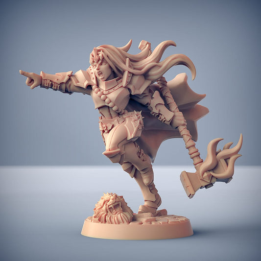 3D Printed Artisan Guild Morgana the Ascended Fighters Guild Set 28mm 32mm - 3D Printing Boss