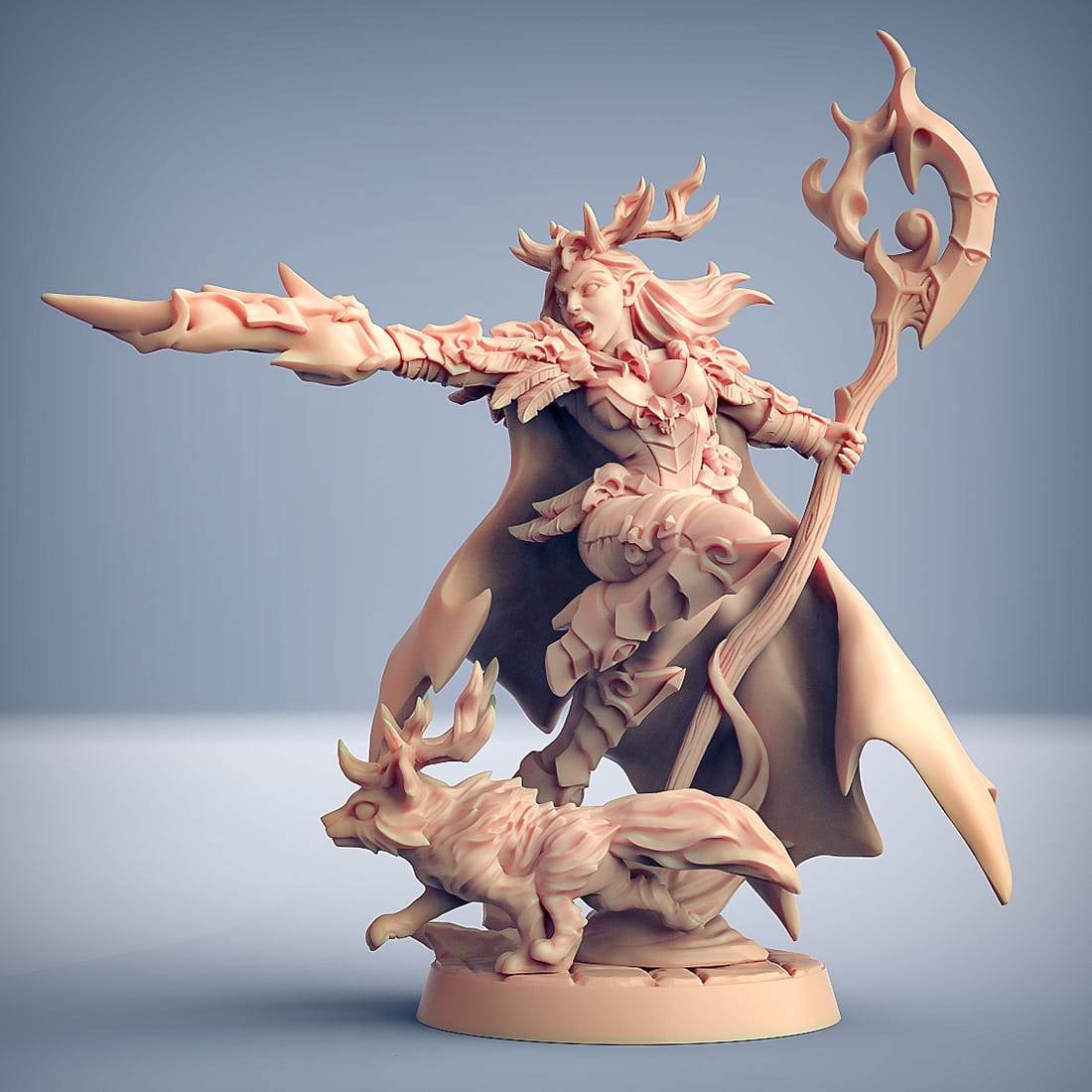 3D Printed Artisan Guild Vulpeana Whitebranch The Eye of Tialevor Heroes Set Welcome Box 28mm 32mm - 3D Printing Boss