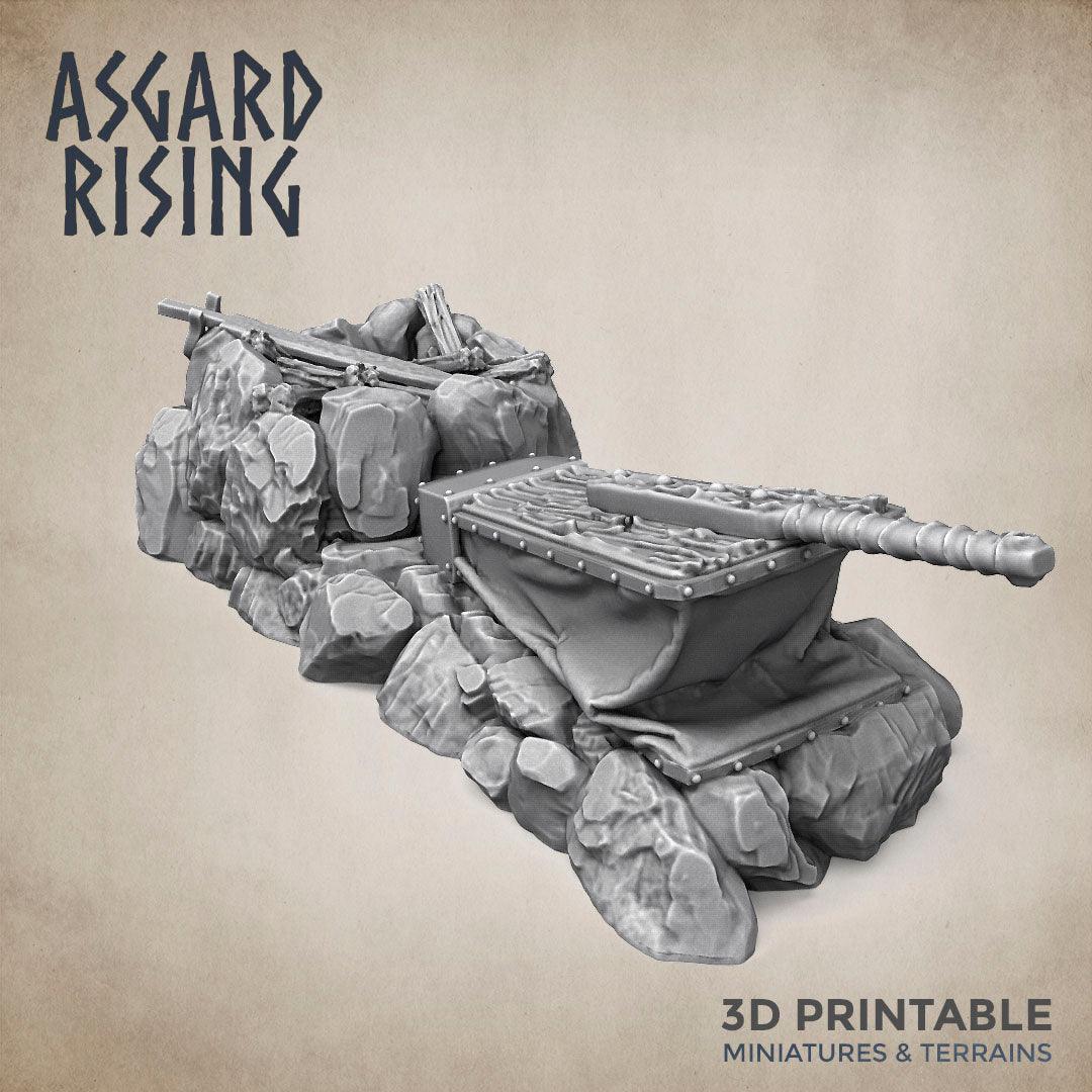 3D Printed Asgard Rising Blacksmith Forge Anvil Props Set 28 32 mm Wargaming DnD - 3D Printing Boss