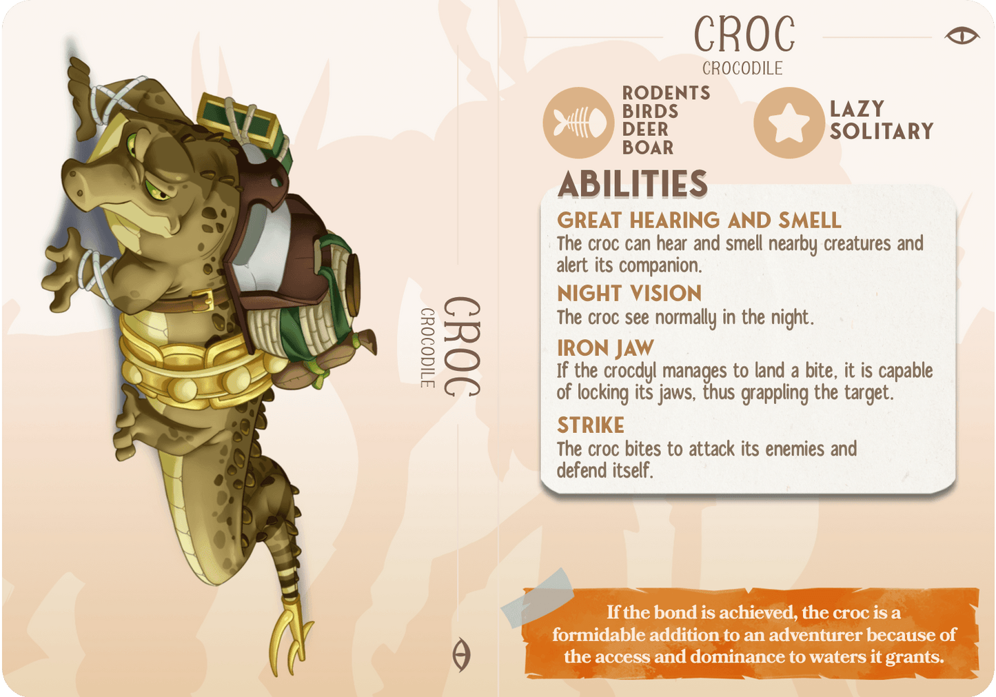 3D Printed Cast n Play Croc - The Crocodile Companions 28mm 32mm D&D - 3D Printing Boss
