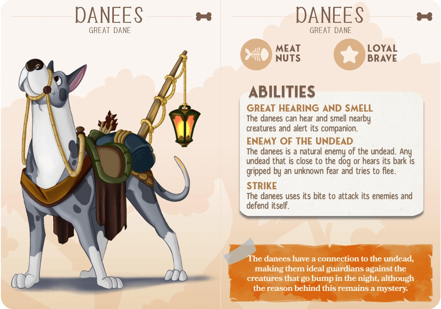 3D Printed Cast n Play Danees - Great Dane Companions 28mm 32mm D&D - 3D Printing Boss