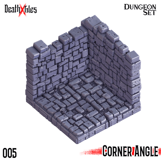 3D Printed Cast n Play Death x Tiles Hallways Set 28mm 32mm D&D - 3D Printing Boss