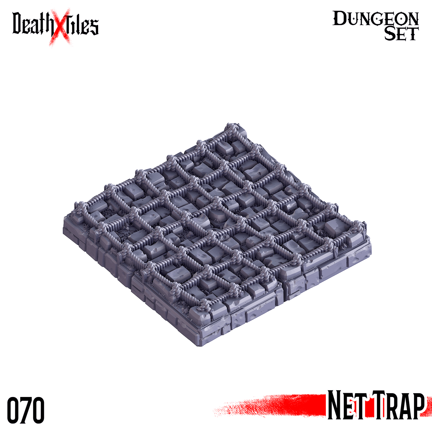 3D Printed Cast n Play Death x Tiles - Trap Bundle 2 Dungeon Tile Set - 3D Printing Boss