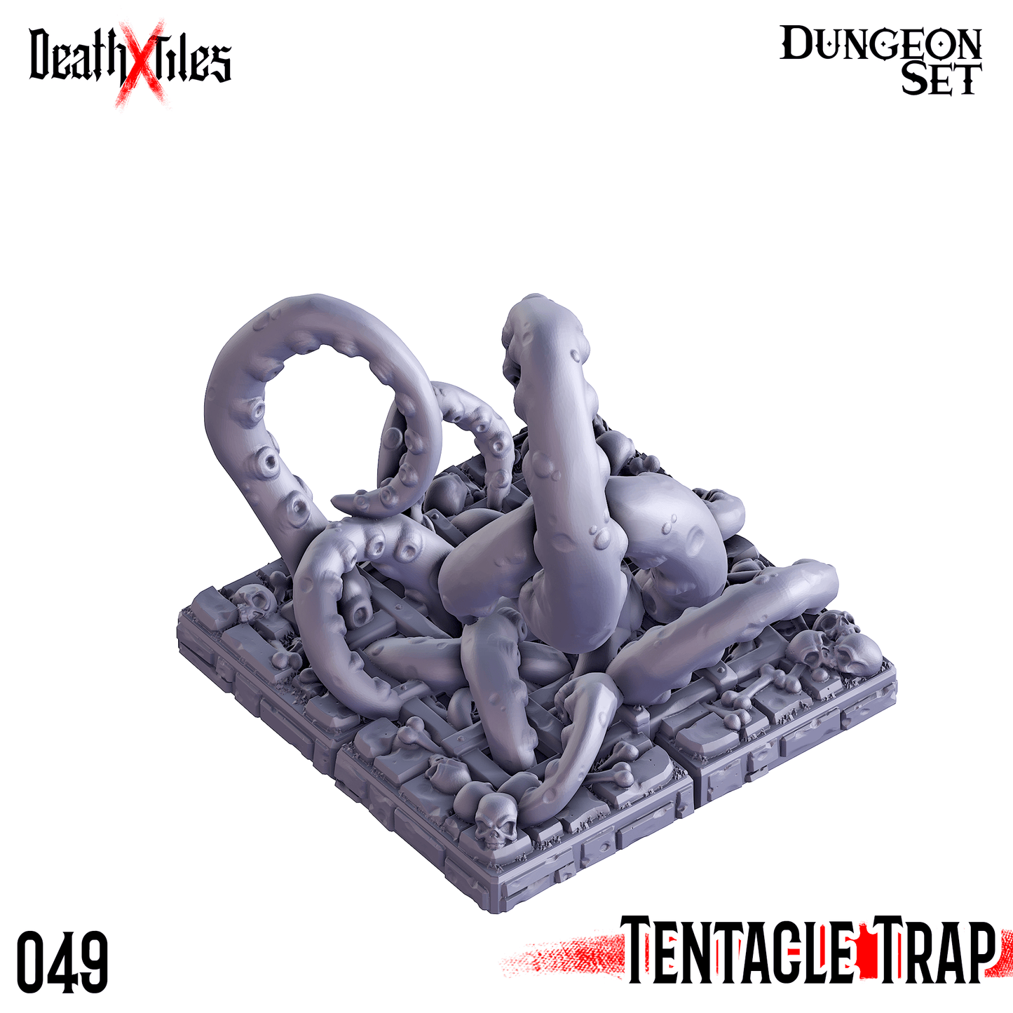 3D Printed Cast n Play Death x Tiles - Trap Bundle Set 2 Dungeon Set 28mm 32mm D&D - 3D Printing Boss