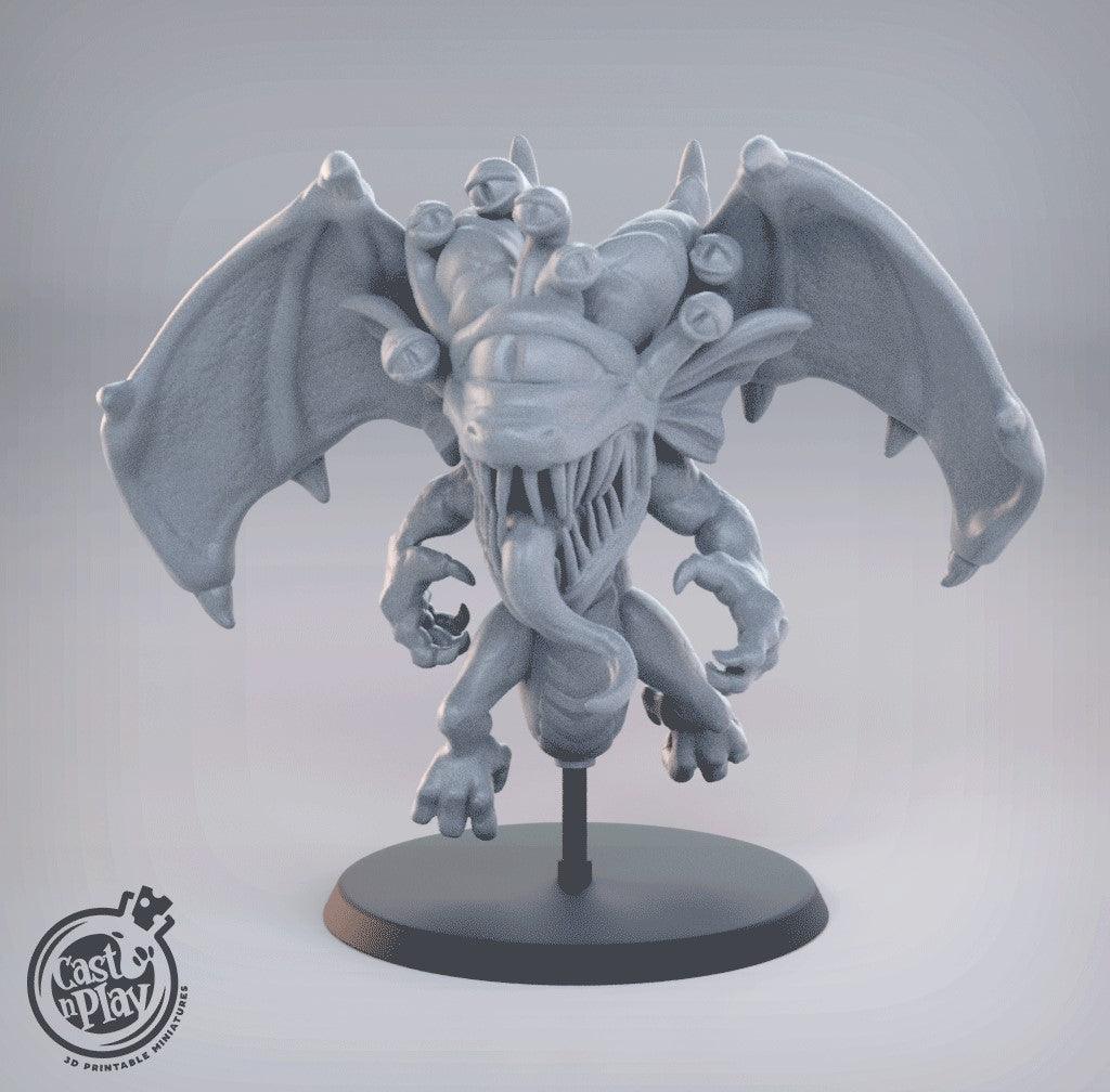 3D Printed Cast n Play Dragon Beholder 28mm 32mm D&D - 3D Printing Boss