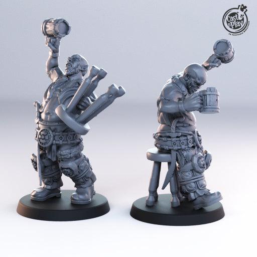3D Printed Cast n Play Drunken Orcs 28mm 32mm D&D - 3D Printing Boss