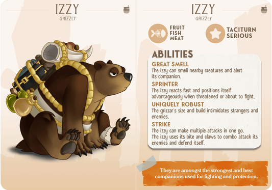 3D Printed Cast n Play Izzy - The Grizzly Bear Companions 28mm 32mm D&D - 3D Printing Boss