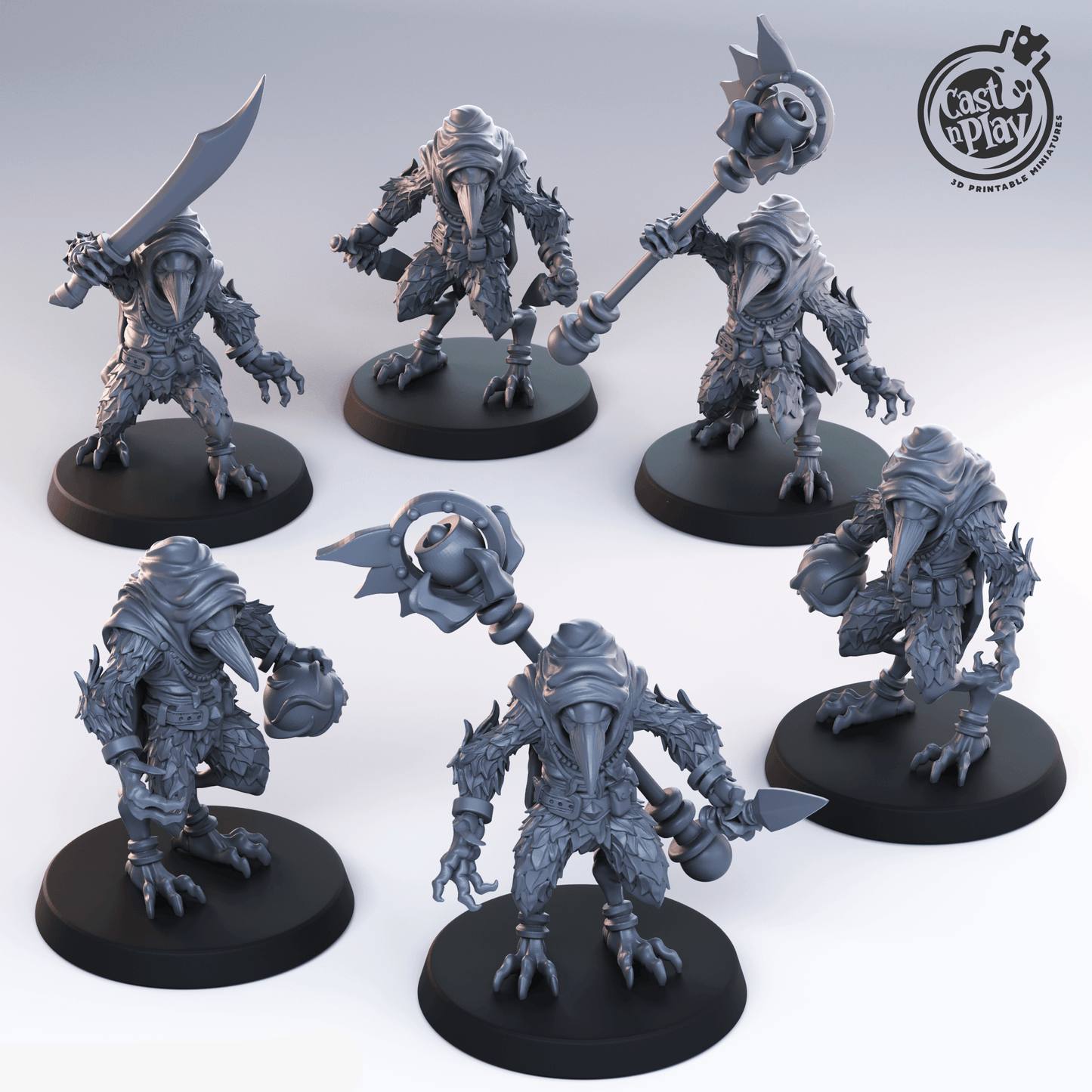 3D Printed Cast n Play Kenkus 28mm 32mm D&D - 3D Printing Boss