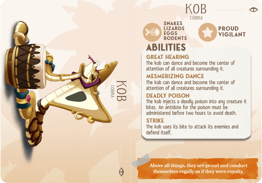 3D Printed Cast n Play Kob - The Cobra Companions 28mm 32mm D&D - 3D Printing Boss