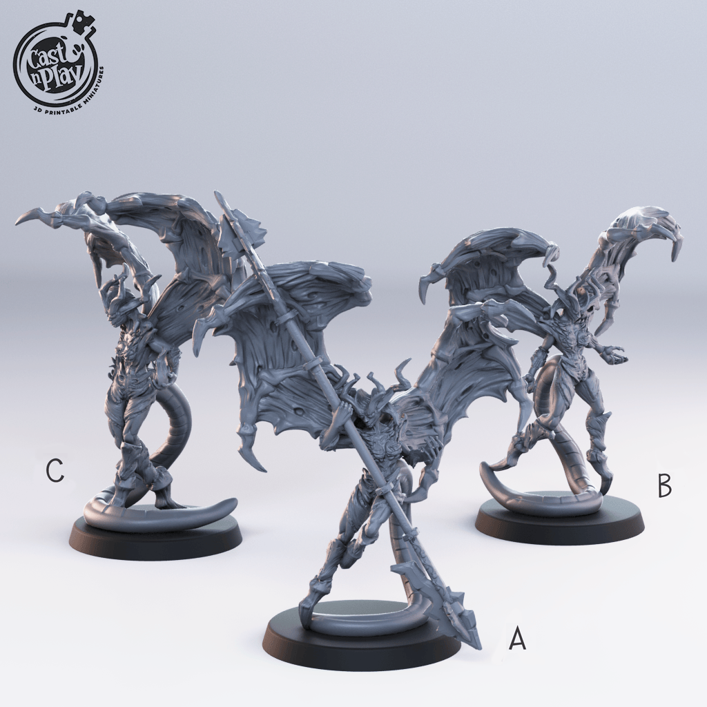 3D Printed Cast n Play - Mother of Demons 28mm 32mm D&D - 3D Printing Boss