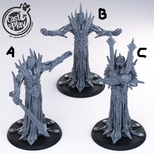 3D Printed Cast n Play - Revenants 28mm 32mm D&D - 3D Printing Boss