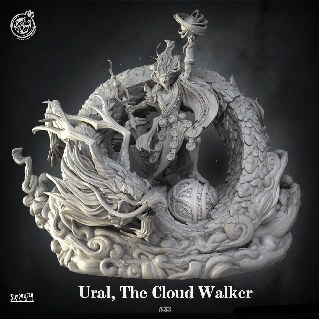 3D Printed Cast n Play Ural, The Cloud Walker 28mm 32mm D&D - 3D Printing Boss